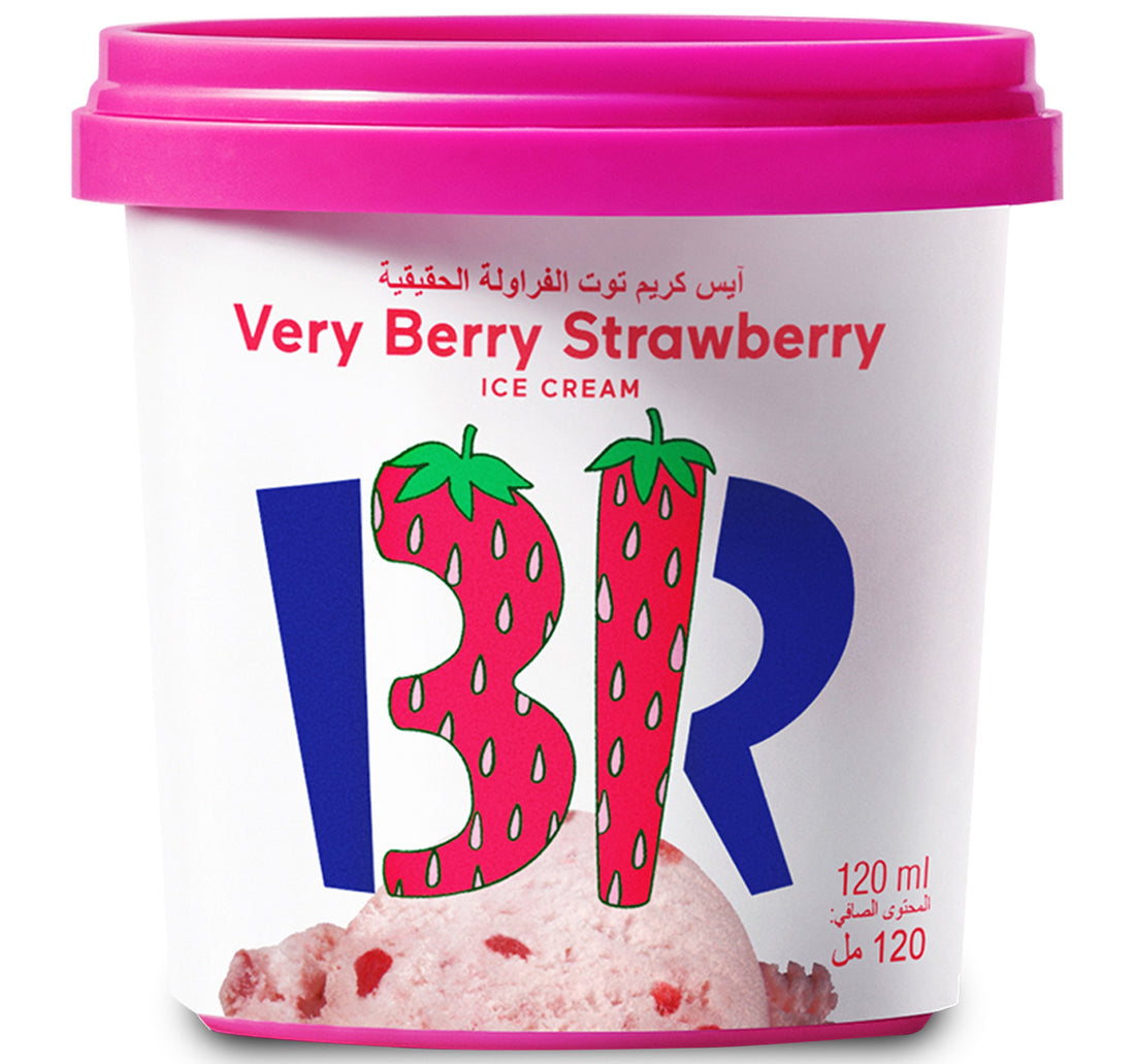 Baskin Robbins Very Berry Strawberry Ice Cream 120 ml