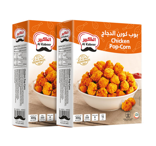 Al Kabeer Frozen Chicken Popcorn 2 x 400 g