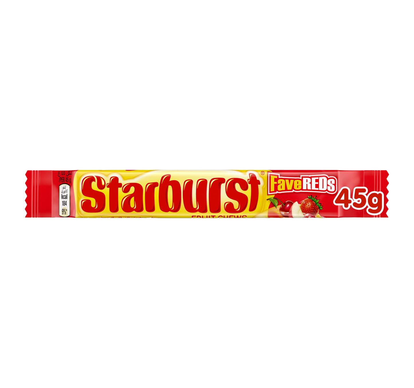 Starburst Fave Reds Fruit Chews Candy 45 g