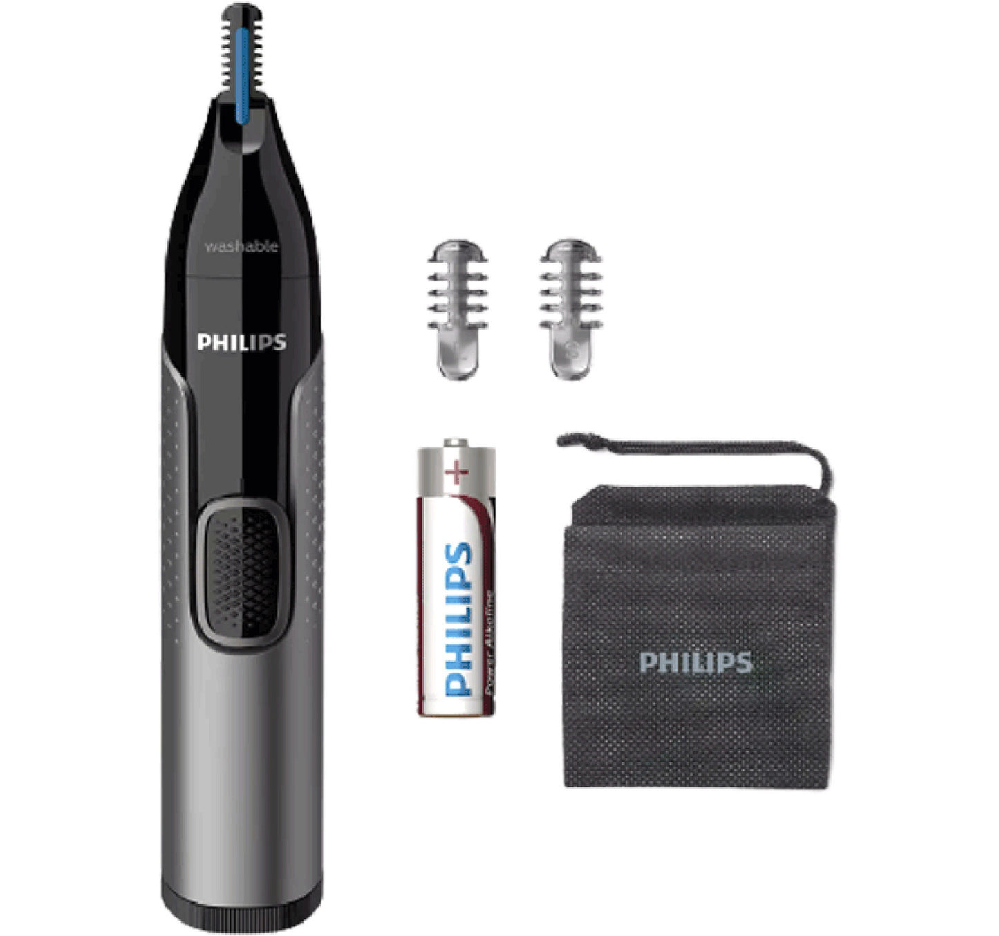 ماكينة تشذيب شعر الأنف والأذن المقاومة للماء من فيليبس NT-3650