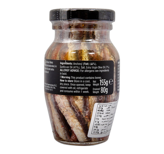 Morrisons Silverskin Anchovy Fillets 155 g