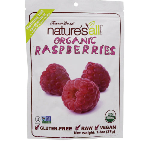 Natures All Organic Raspberries 37 g
