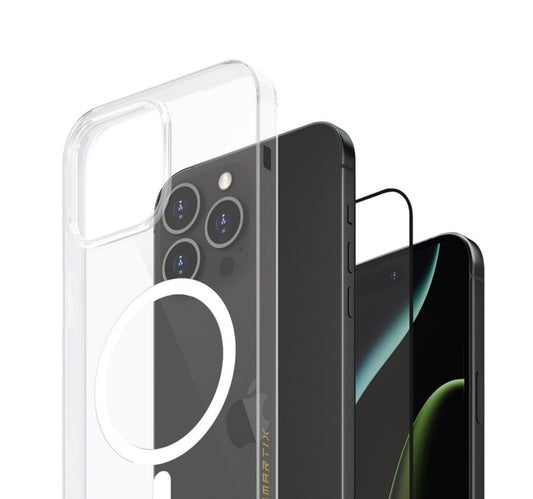 Smartix Ultraguard Magnetic Bundle for iPhone 16 Pro Max, Case + Screen Protector, SM16PMBNPV Lulu Hypermarket