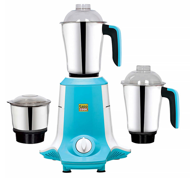 Easy Cook Mixer Grinder with 3 Jars , 750W, Blue, MH750