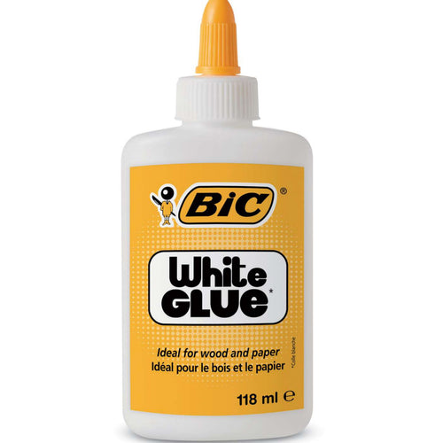 BIC White Glue 276 - Ideal for Wood and Paper 118ml