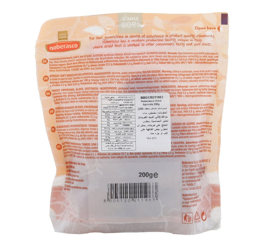 Noberasco Dried Apricots 200 g