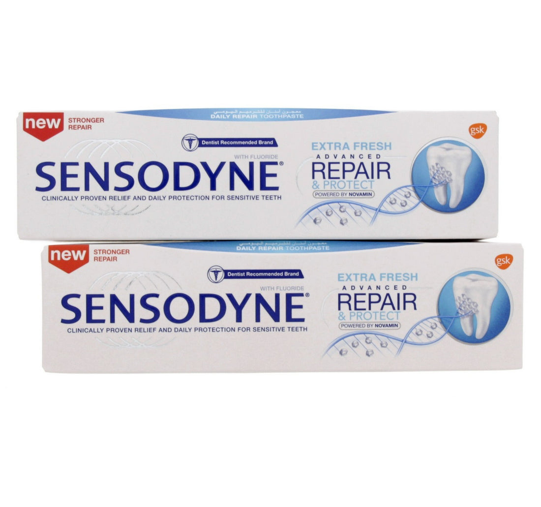 Sensodyne Extra Fresh Advanced Repair and Protect Toothpaste Value Pack 2 x 75 ml
