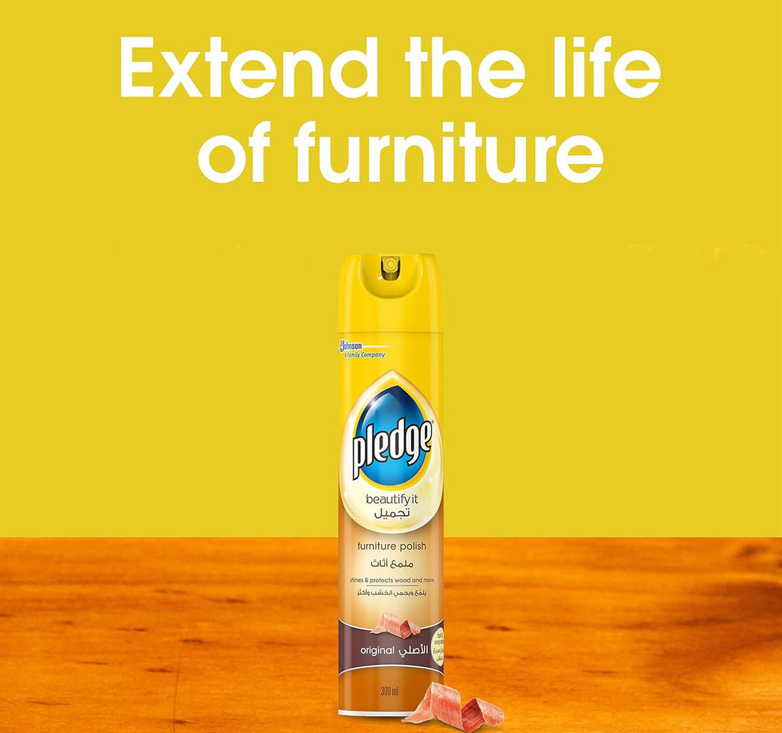 Pledge Furniture Polish Original 2 x 300 ml