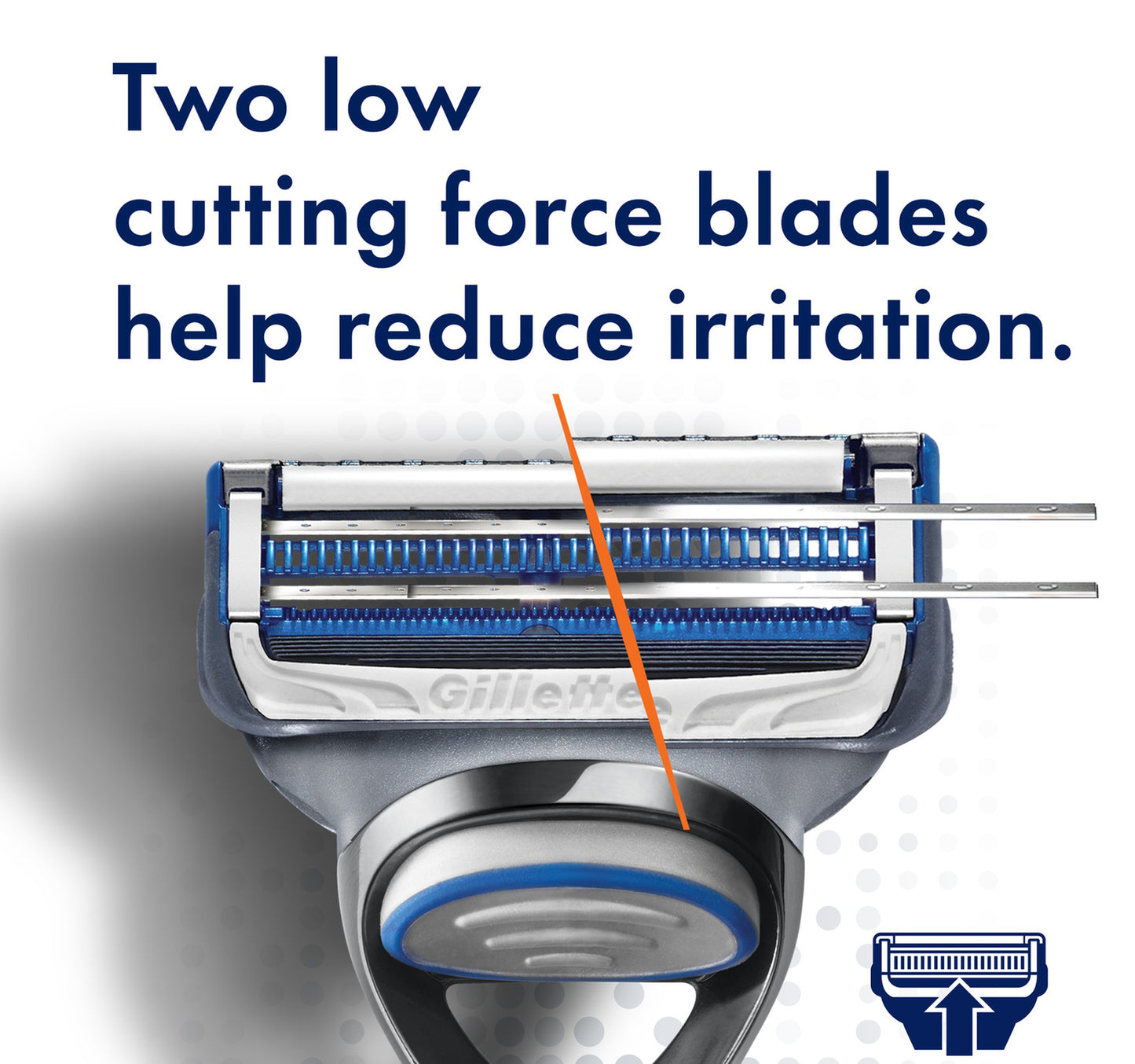 Gillette Skin Guard Men's Razor Blades Refill For Sensitive Skin 8 pcs