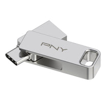 محرك أقراص فلاش مزدوج PNY Duo Link USB 3.2 Type-C، سعة 64 جيجابايت
