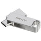 محرك أقراص فلاش مزدوج PNY Duo Link USB 3.2 Type-C، سعة 64 جيجابايت