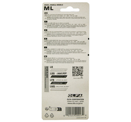 Olfa Heavy Duty Paper Cutter Knife, 18 mm