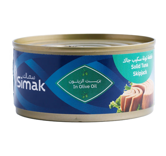 سيماك سكيبجاك تونة صلبة في زيت الزيتون 185 جم