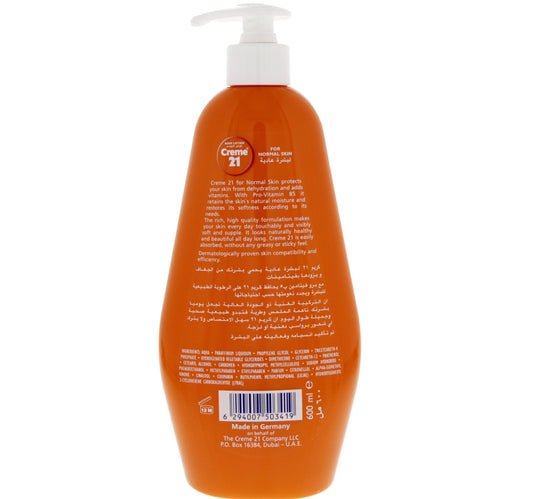 Creme 21 Body Lotion Normal Skin 600 ml
