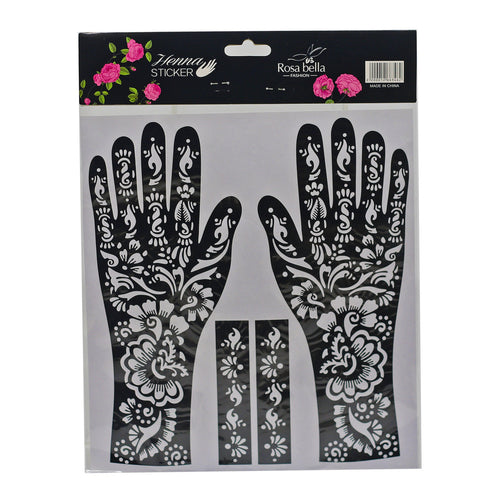 Rosa Bella Henna Sticker Small HN01