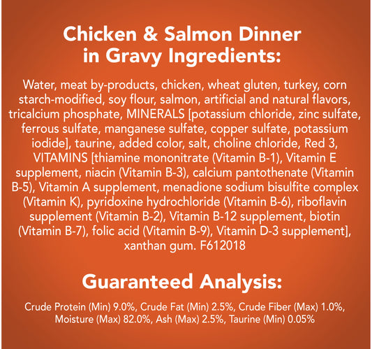 Friskies Shreds Chicken & Salmon Dinner In Gravy 156 g