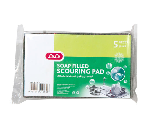 LuLu Soap Filled Scouring Pads 5 pcs