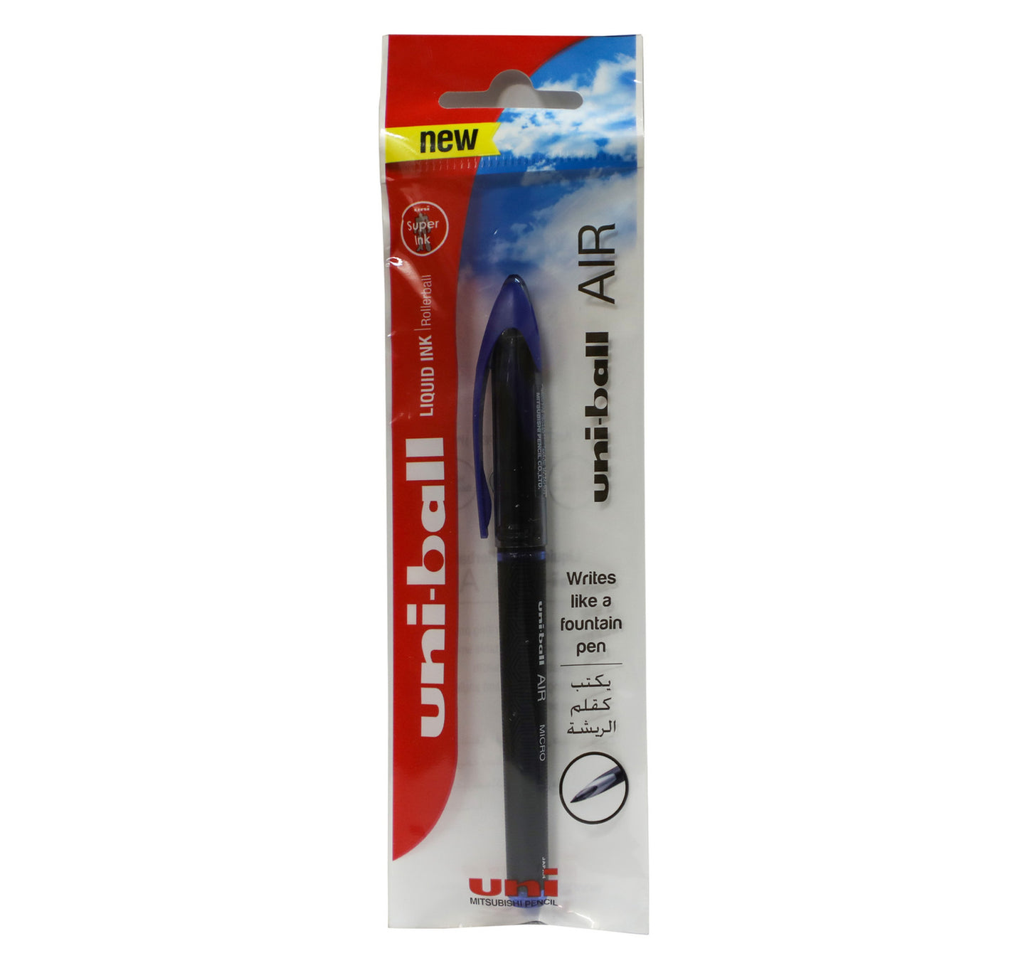 Uni-Ball Liquid Ink Roller Ball Pen UBA188M-01BE