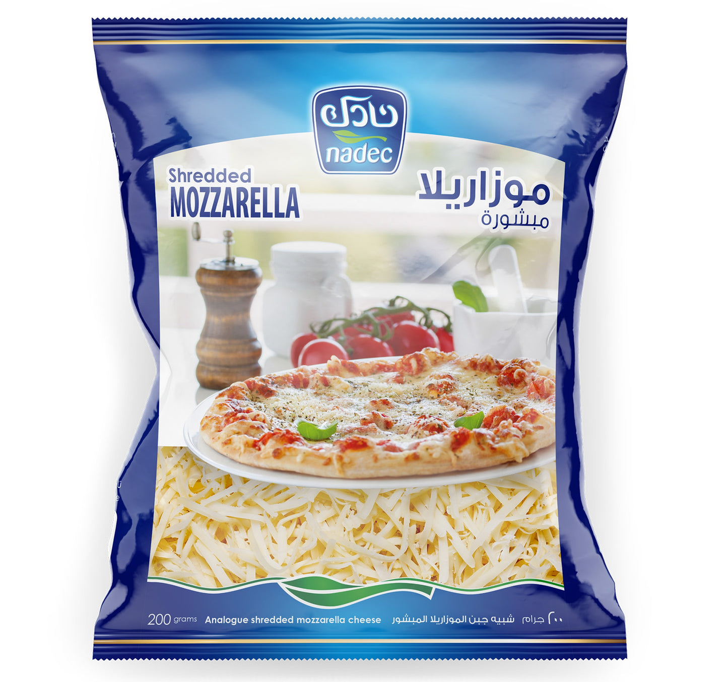 Nadec Shredded Mozzarella Cheese 200 g