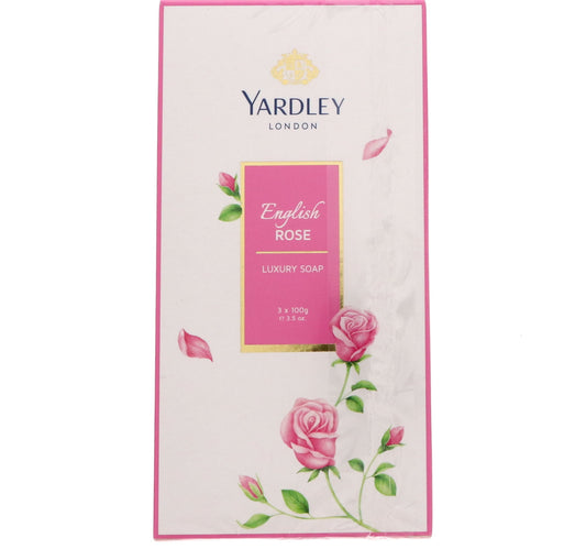 Yardley English Rose Luxury Soap 3 x 100 g