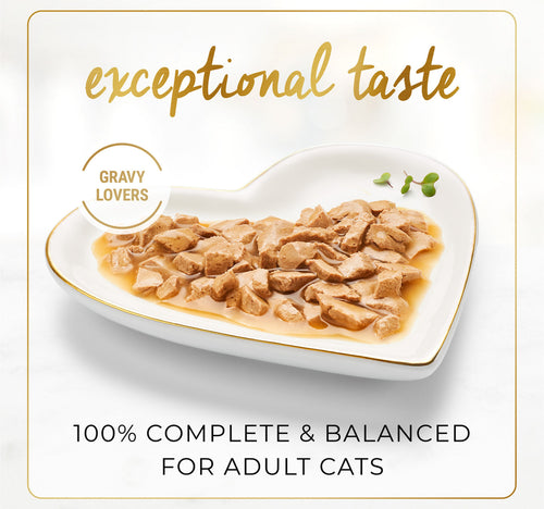 Purina Fancy Feast Gravy Lovers Ocean Whitefish & Tuna Feast In Sauteed Seafood Cat Food 85 g