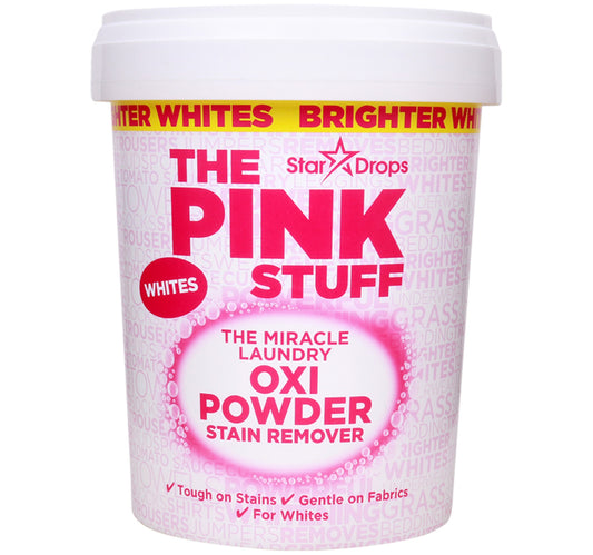 Star Drops Pink Stuff Whites Miracle Laundry Oxi Powder Stain Remover 1 kg