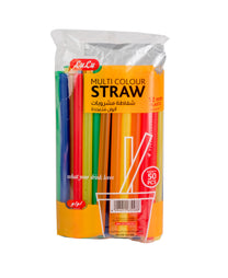 LuLu Multicolour Straw 12mm 50pcs