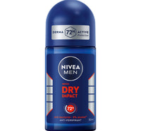 Nivea Men Dry Impact Anti-Perspirant Deodorant for Men with 72H Protection Roll-on 50 ml