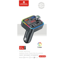 Universal RGB Lighting Wireless Car FM Player, UN-TCM186