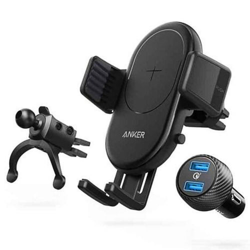 Anker Wireless Car Mount Mobile Charger, Black, B2551H13