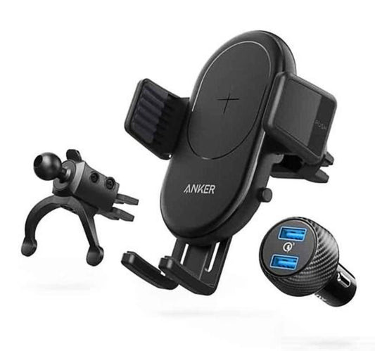 Anker Wireless Car Mount Mobile Charger, Black, B2551H13