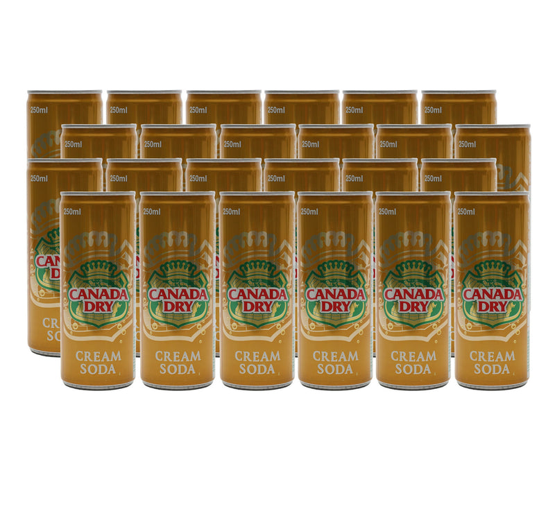 Canada Dry Cream Soda Can 250 ml
