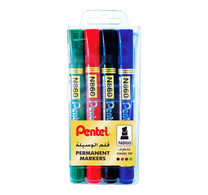 Pentel Permanent Markers 4 Colors PE-N860-04