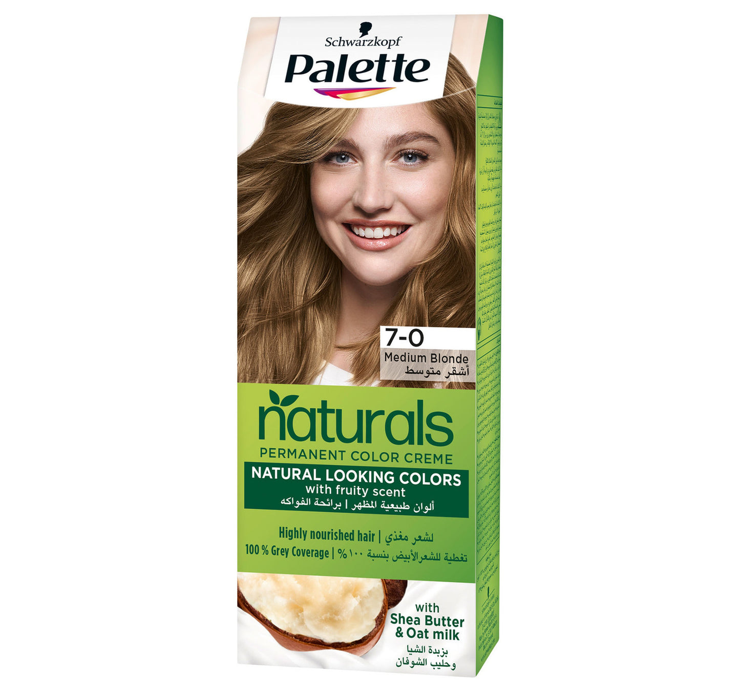 Palette Permanent Naturals Color Creme 7-0 Medium Blonde 1 pkt