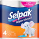Selpak Super Absorbent Kitchen Paper Towel 80 Sheets x 3ply 4 pcs