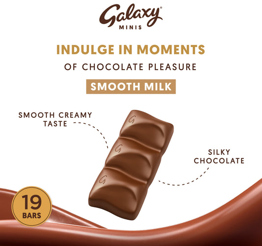 Galaxy Minis Smooth Milk Chocolate Bar 19 pcs 237.5 g
