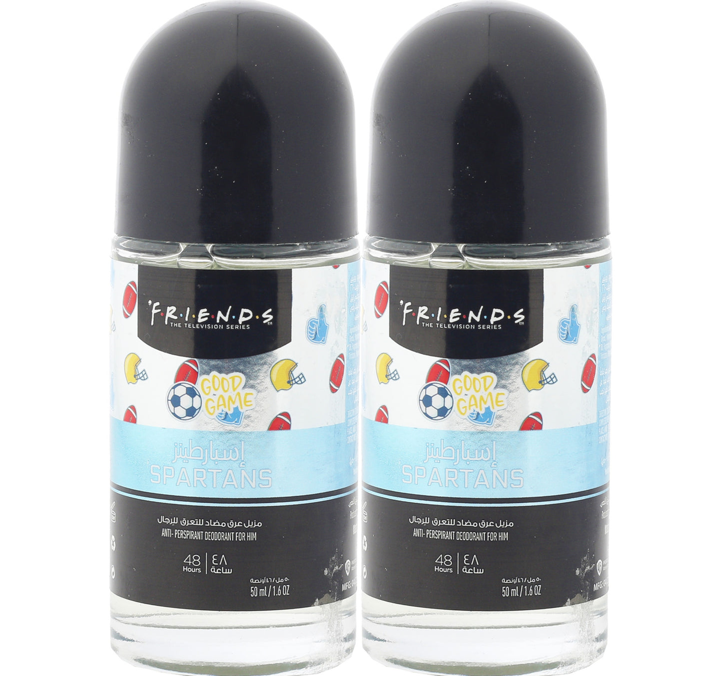 Friends Sport Spartans Roll On 2 x 50 ml