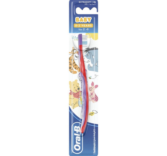 Oral B Baby Manual Toothbrush Winnie The Pooh 0-2 Years Assorted Color 1 pc