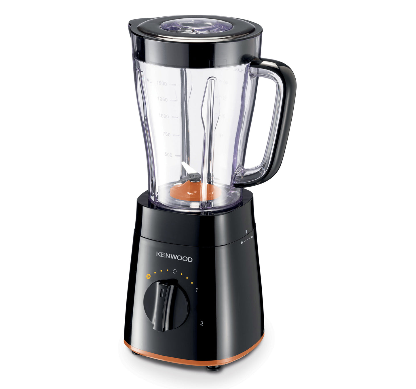 Kenwood Blender 500Watts with 2Mill, Black, 1.5Ltr, BLP15.360BK