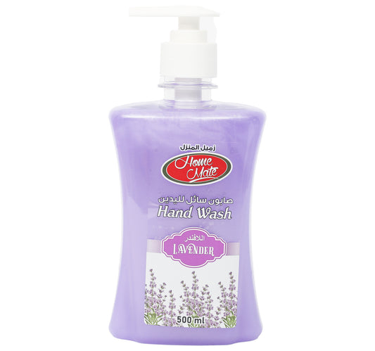 غسول اليدين السائل هوم ميت برائحة اللافندر 500 مل