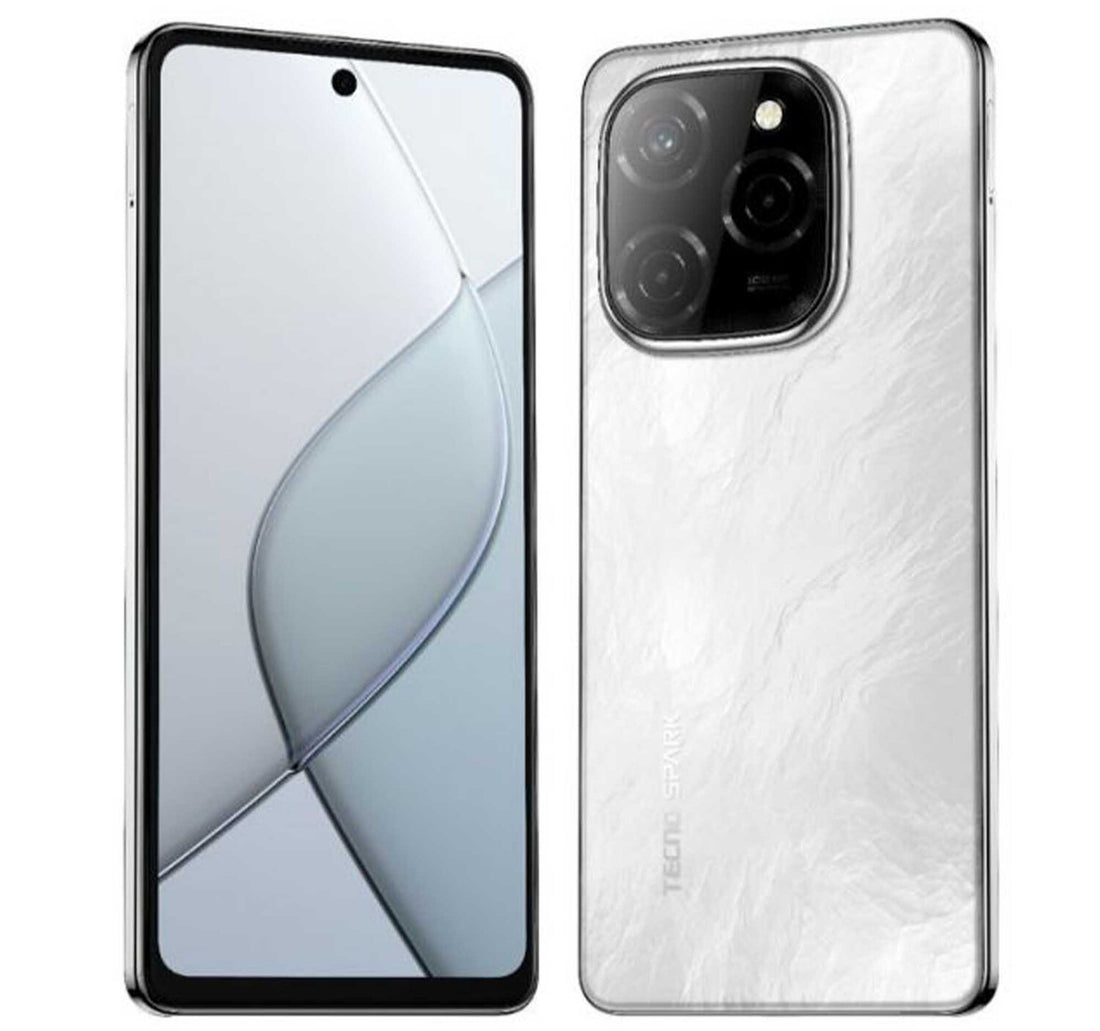 Tecno Spark 20 Pro 5G Smartphone, 8GB RAM, 256 GB Storage, Glossy White