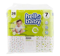 Hello Baby Jumbo Improved Diaper Size 7 XXXL +20kg 26 pcs