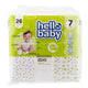 Hello Baby Jumbo Improved Diaper Size 7 XXXL +20kg 26 pcs