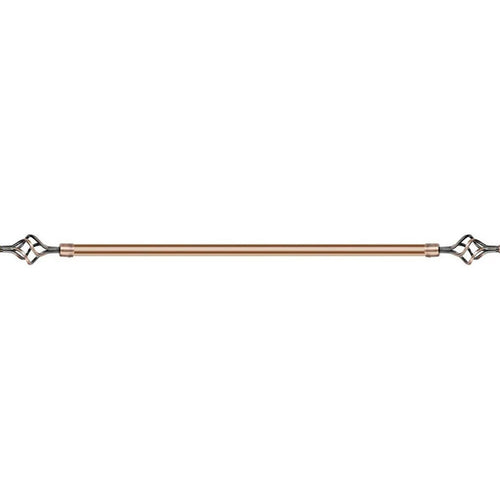 Maple Leaf Extension Curtain Rod 300cm Brown