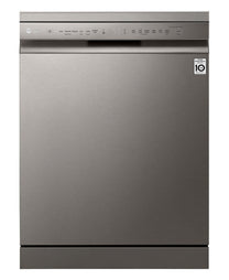 LG Free Standing Dishwasher, 8 Programs, 14 Place Settings, Platinum Silver, DFB512FP