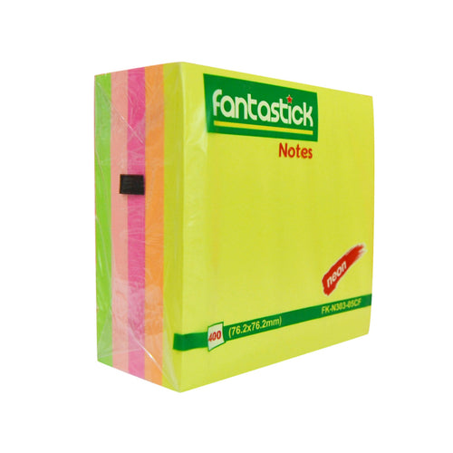 ملاحظات لاصقة فانتاستيك، 3 × 3 بوصات، ألوان متنوعة، FK-N303-05CF