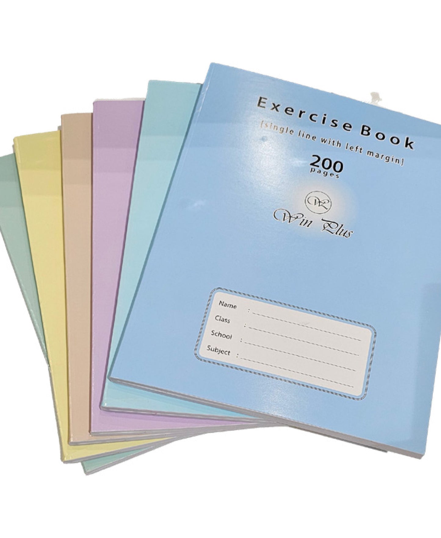 Win Plus Notebook A4 200 Sheets FISWP02 AssortedPer Pc