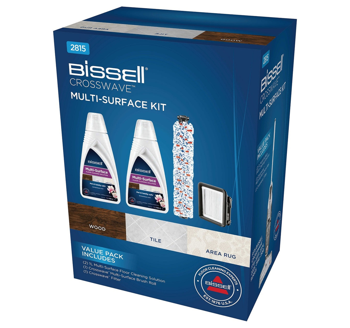 Bissell Crosswave Consumer Pack Multi Surface Kit, Blue, 2815