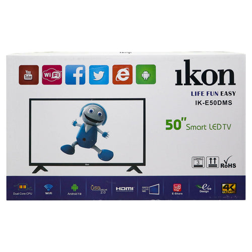 Ikon LED 4K Smart TV IK-E50DMS 50"