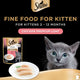 Sheba Chicken Premium Loaf Fine Food for Kitten 12 x 70 g